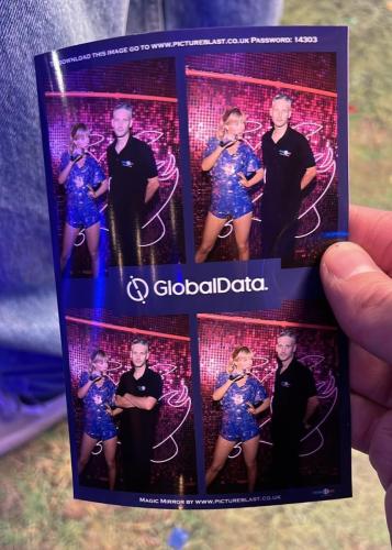 Branded photo booth print